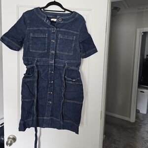 Boden Blue Denim Dress Size 8R